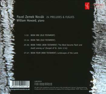 CD Pavel Zemek Novák: 24 Preludes & Fuges  630504