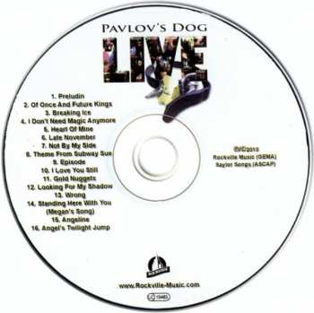 CD Pavlov's Dog: Live And Unleashed 347535