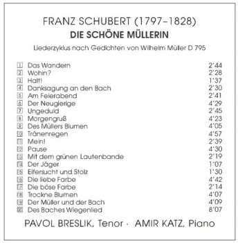 CD Pavol Breslik: Die Schöne Müllerin 334131