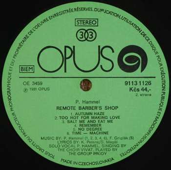 LP Pavol Hammel: Remote Barber's Shop 636615