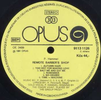 LP Pavol Hammel: Remote Barber's Shop 543425