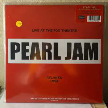 LP Pearl Jam: Live At The Fox Theatre (Atlanta 1994) CLR 657861