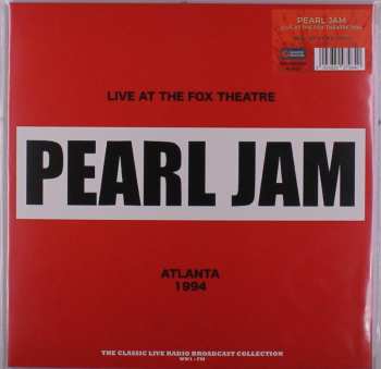 LP Pearl Jam: Live At The Fox Theatre (Atlanta 1994) CLR 657861