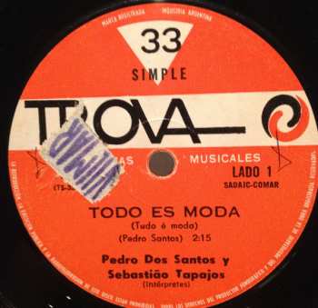 Album Pedro Santos: Todo Es Moda