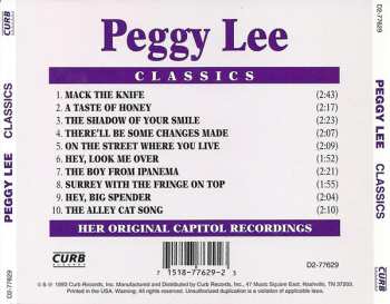 CD Peggy Lee: Classics - Her Original Capitol Recordings 654402