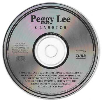 CD Peggy Lee: Classics - Her Original Capitol Recordings 654402