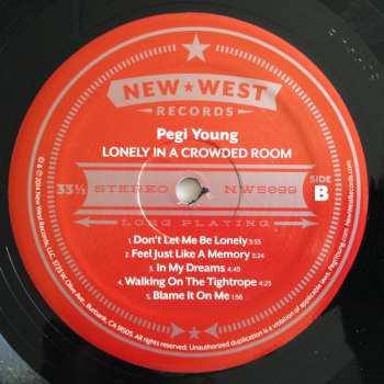 LP Pegi Young & The Survivors: Lonely In A Crowded Room 67633