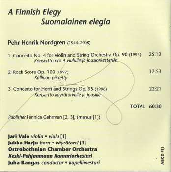 SACD Pehr Henrik Nordgren: A Finnish Elegy 467488