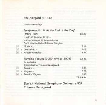 CD DR RadioSymfoniOrkestret: Symphony No. 6 'At The End Of The Day' / Terrains Vagues 299576