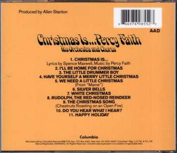 CD Percy Faith And His Orchestra And Chorus: Christmas Is...Percy Faith His Orchestra And Chorus 305113