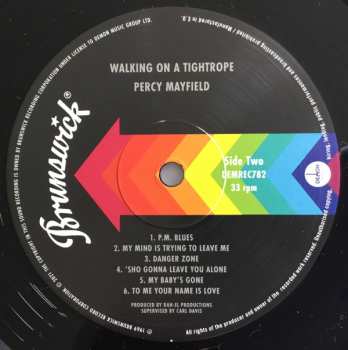 LP Percy Mayfield: Walking On A Tightrope 599838