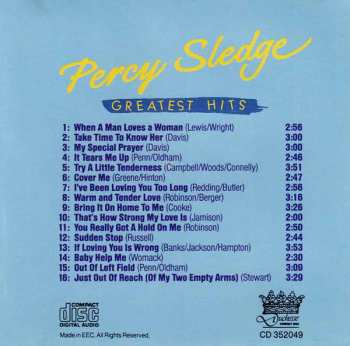 CD Percy Sledge: Greatest Hits 641583