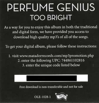 LP Perfume Genius: Too Bright 635733