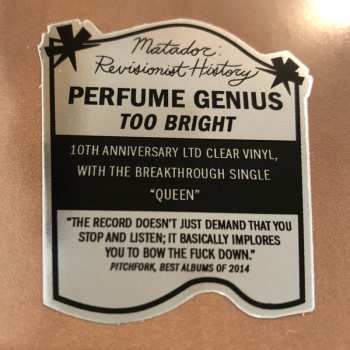 LP Perfume Genius: Too Bright CLR | LTD 616900