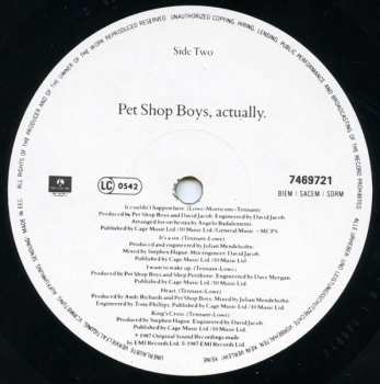 LP Pet Shop Boys: Actually 629459