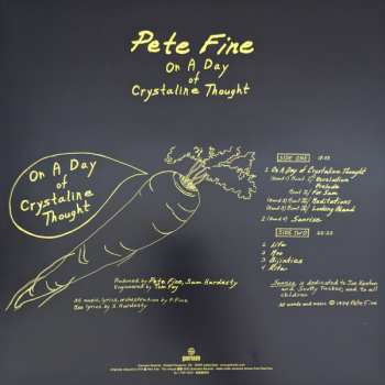 LP Pete Fine: On A Day Of Crystaline Thought CLR | LTD 568404