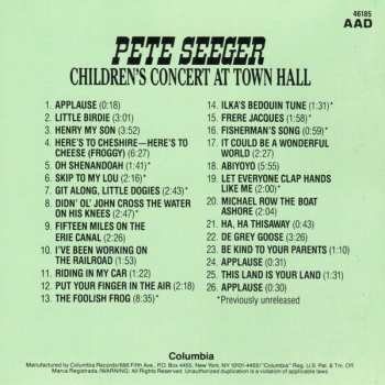 CD Pete Seeger: Children's Concert At Town Hall 611522