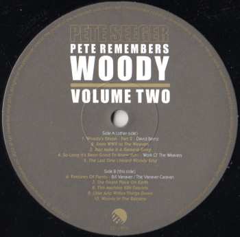 2LP Pete Seeger: Pete Remembers Woody: Volume Two LTD 315719