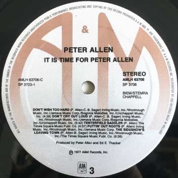 2LP Peter Allen: It Is Time For (2xLP) 338820