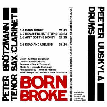 2CD Peter Brötzmann: Born Broke 265932