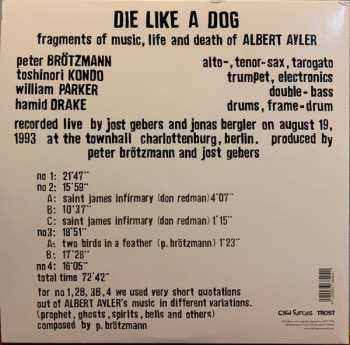 2LP Peter Brötzmann: Fragments Of Music, Life And Death Of Albert Ayler 617323