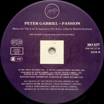 2LP Peter Gabriel: Passion 603409