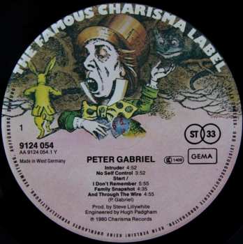 LP Peter Gabriel: Peter Gabriel 653208