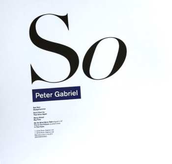 LP Peter Gabriel: So 643562