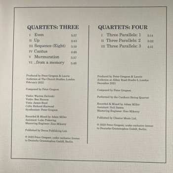 2LP Peter Gregson: Quartets DLX 553960