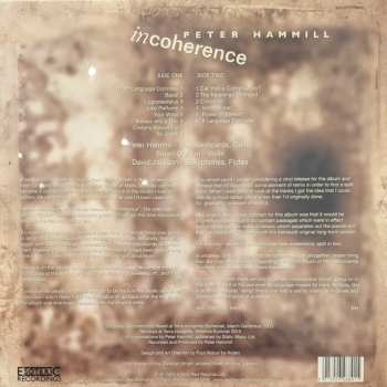 LP Peter Hammill: Incoherence 647812