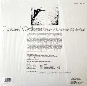 LP Peter Lemer Quintet: Local Colour CLR 614589