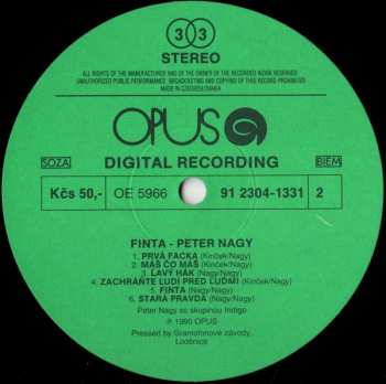 LP Peter Nagy: Finta 148876