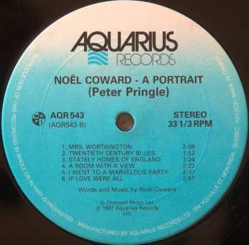 LP Peter Pringle: Noel Coward A Portrait 602983