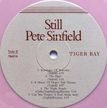 LP Peter Sinfield: Still LTD | CLR 80948