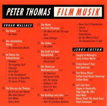 CD Peter Thomas: Film Musik (Die Original Musik Aus Den Edgar Wallace Und Jerry Cotton Filmen) 645165