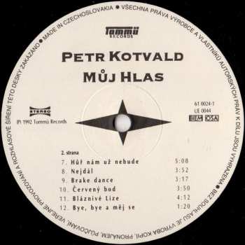 LP Petr Kotvald: Můj Hlas 42571