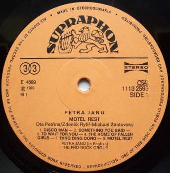 LP Petra Janů: Motel Rest 632707