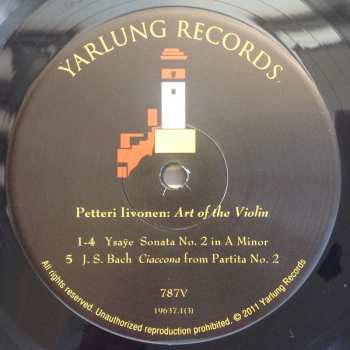 LP Petteri Iivonen: Art Of The Violin 545390