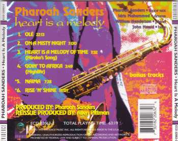 CD Pharoah Sanders: Heart Is A Melody 603800