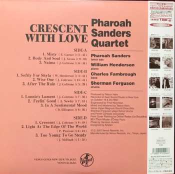 2LP Pharoah Sanders Quartet: Crescent With Love LTD 656477