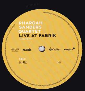 2LP Pharoah Sanders Quartet: Live At Fabrik Hamburg 1980 438840