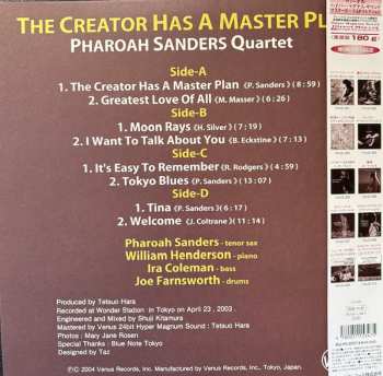 2LP Pharoah Sanders Quartet: The Creator Has A Master Plan LTD 661038