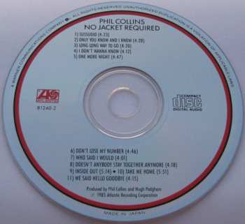 CD Phil Collins: No Jacket Required 603783