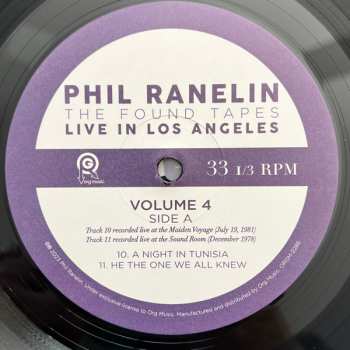 4LP/Box Set Phil Ranelin: The Found Tapes Live In Los Angeles 589266