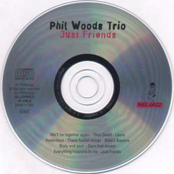 CD Phil Woods Trio: Just Friends 645730