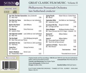 CD Iain Sutherland: Great Classic Film Music: Volume II 614715