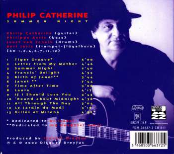 CD Philip Catherine: Summer Night 624531