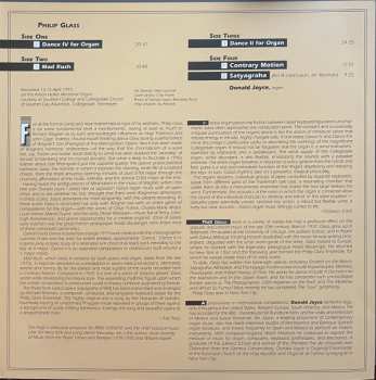 2LP Philip Glass: Glass Organ Works (Music Of Philip Glass) 561010