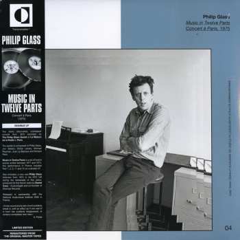 2LP Philip Glass: Music In Twelve Parts: Concert A Paris 1975 LTD 79598