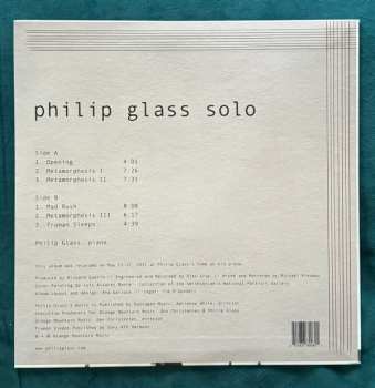 LP Philip Glass: Philip Glass Solo 565980